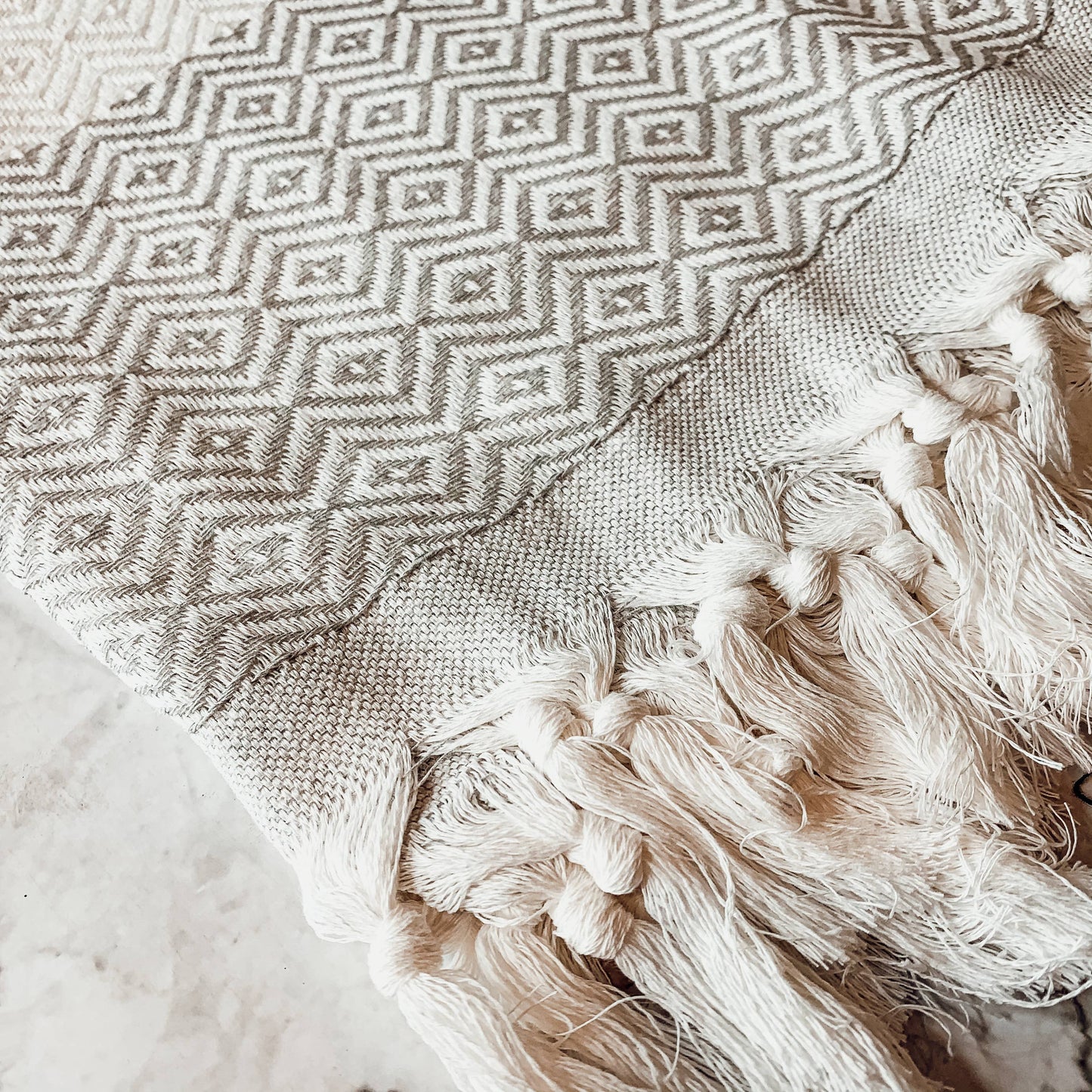 Turkish Cotton Towels - Oversized Beach Towels | Decorative: Azra Gray