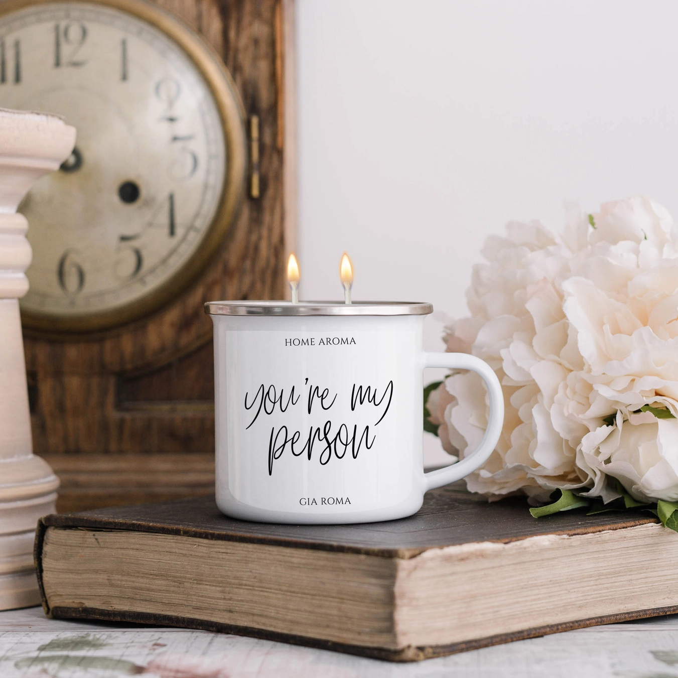 "You're My Person" Captivating Connections 16 Oz Reusable Candle Mug