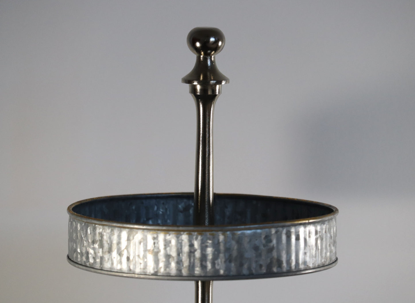 Galvanized 3-Tiered Serving Tray and Display Stand