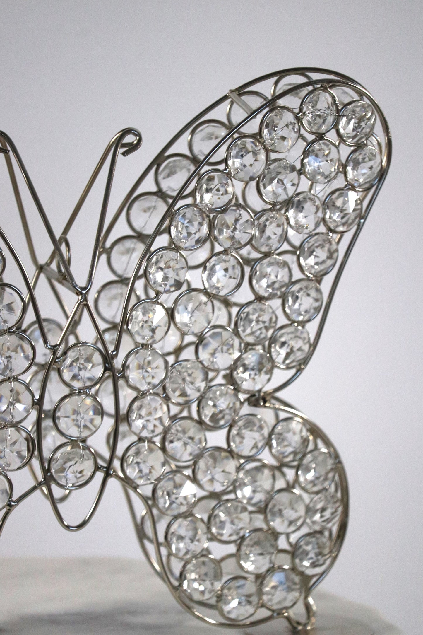 Rachel Zoe Crystal Rhinestone & Wire Spring Butterfly Decor