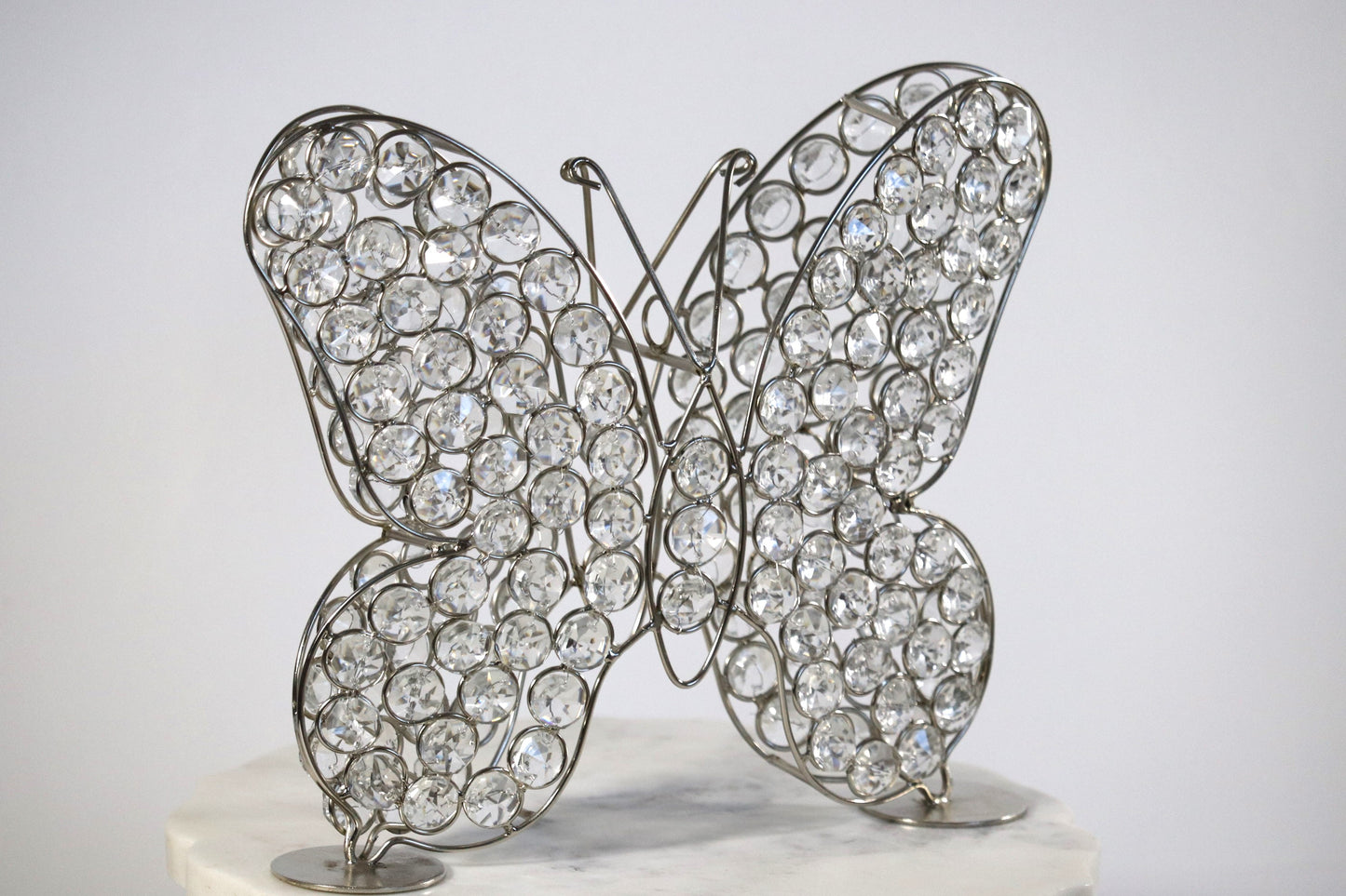 Rachel Zoe Crystal Rhinestone & Wire Spring Butterfly Decor