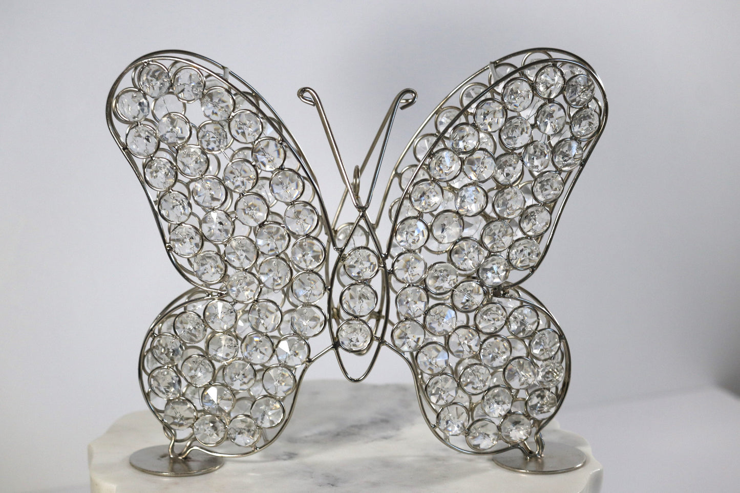 Rachel Zoe Crystal Rhinestone & Wire Spring Butterfly Decor