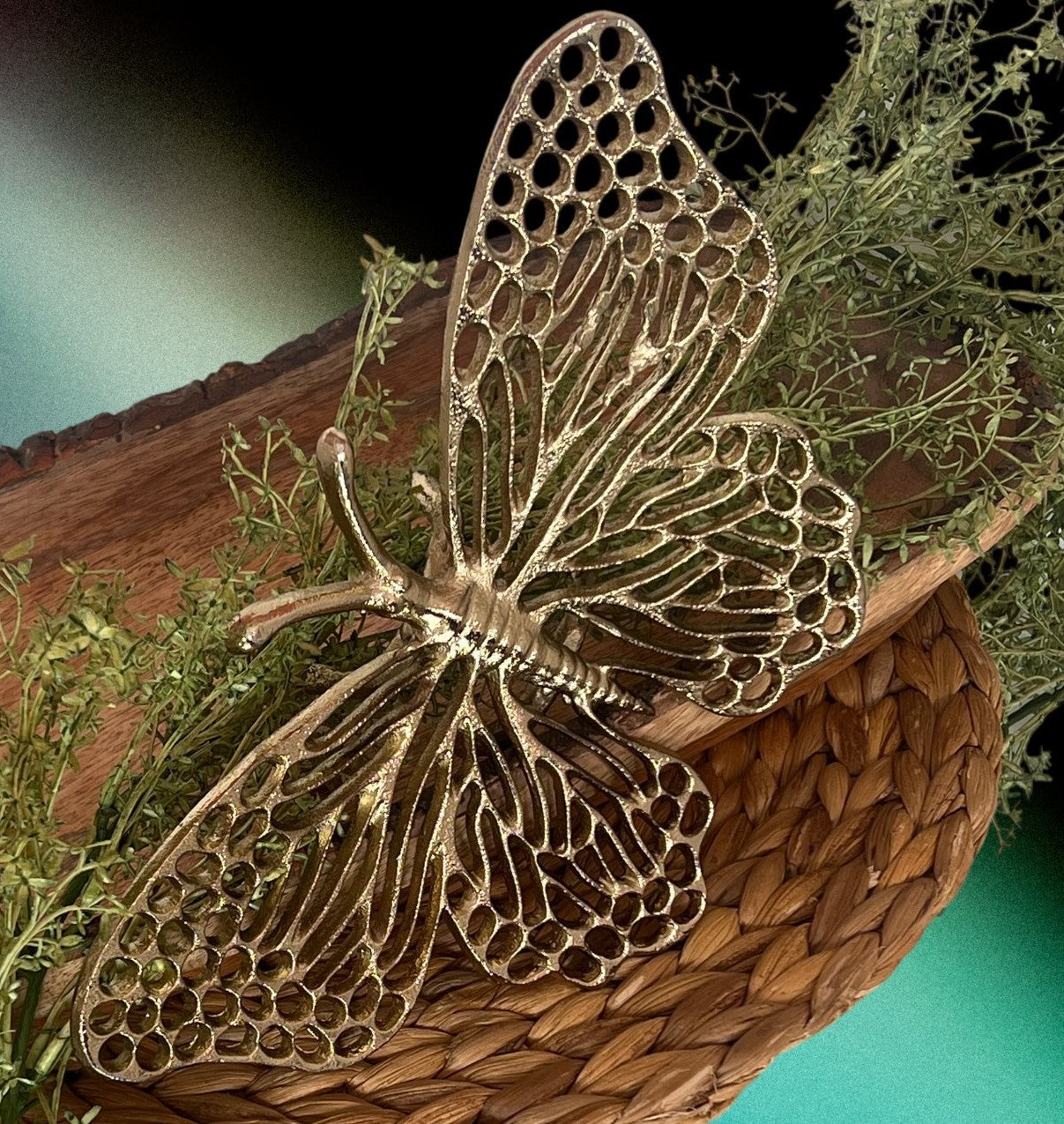 Handcrafted Elegant Brass Butterfly